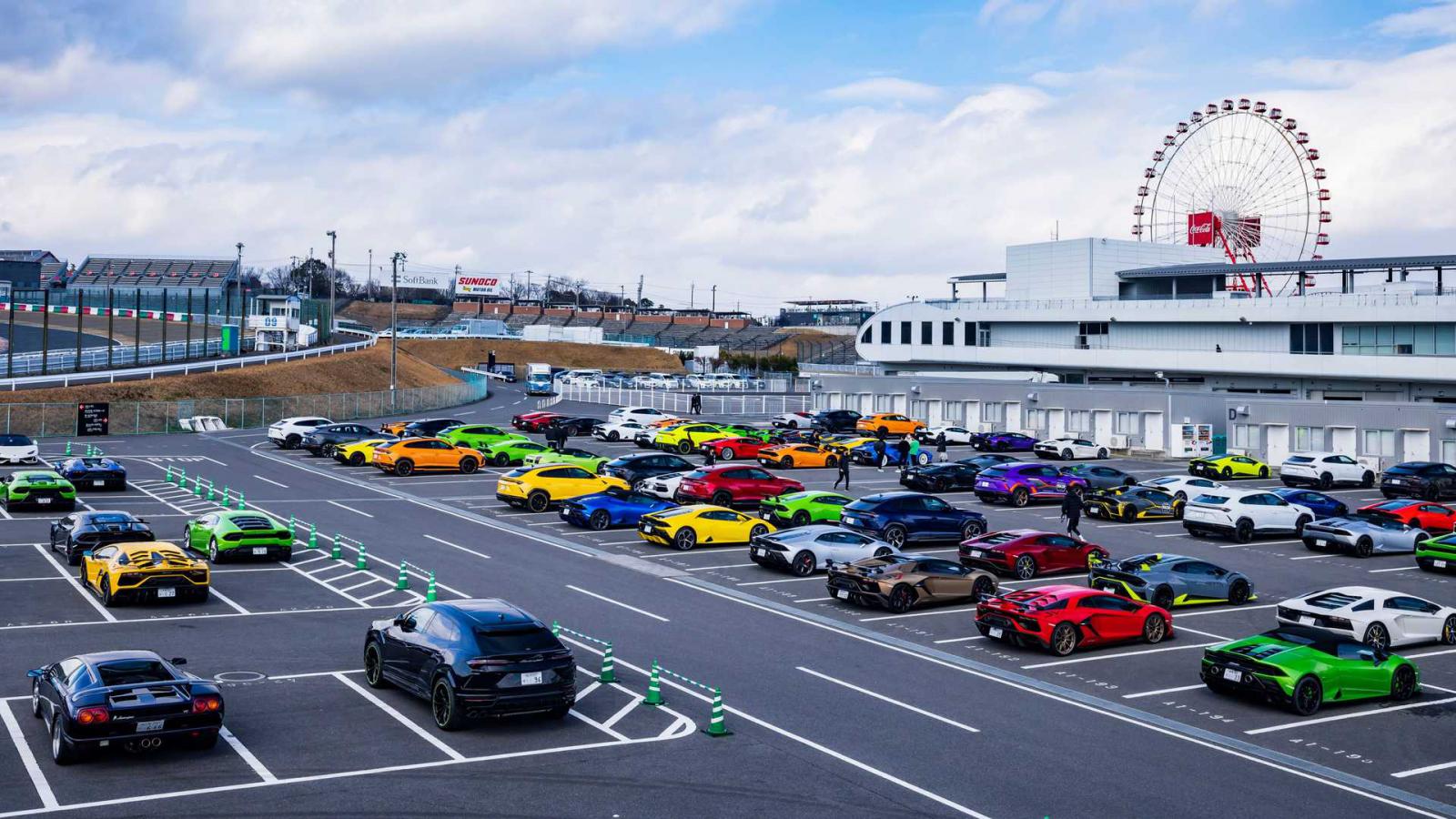 Η μεγαλύτερη μάζωξη Lamborghini στον κόσμο έγινε στη Suzuka!